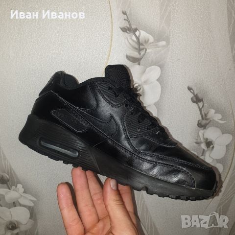 Оригинални МАРАТОНКИ NIKE AIR MAX 90 LEATHER номер 38,5-39, снимка 7 - Маратонки - 45102125