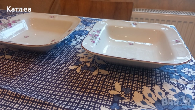 Квадратна порцеланова купа 2 бр., снимка 5 - Прибори за хранене, готвене и сервиране - 53941625