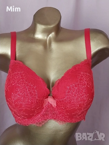 VICTORIA 'S SECRET 36DD Червен дантелен сутиен 