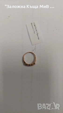 Дамски Златен Пръстен 2.70гр, снимка 3 - Пръстени - 53027113