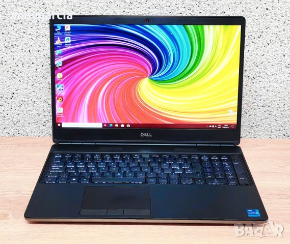 Dell Precision 7560/Core i7-11850H/32GB RAM/512GB SSD NVME/NVIDIA RTX A2000/FHD IPS 100% Adobe, снимка 1 - Лаптопи за работа - 45494062