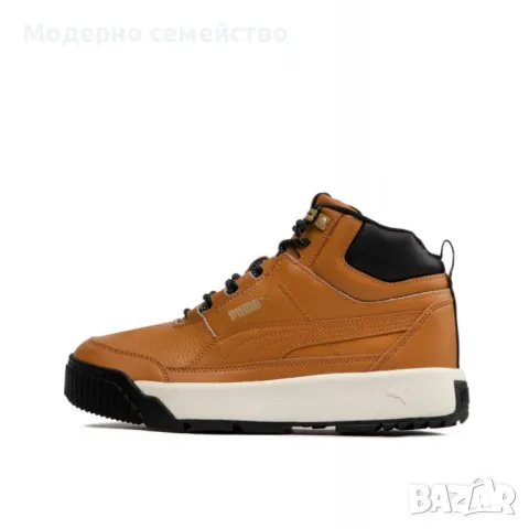 Мъжки зимни боти  PUMA Tarrenz Seasonal Mid Shoes Brown, снимка 3 - Мъжки боти - 46858723