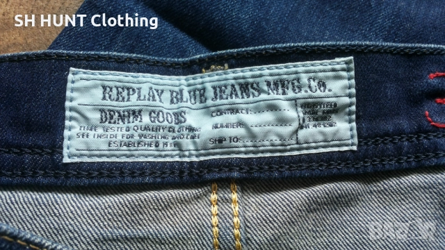 REPLAY Man Original Jeans Размер 33/32 мъжки еластични дънки 34-64, снимка 14 - Дънки - 52691771