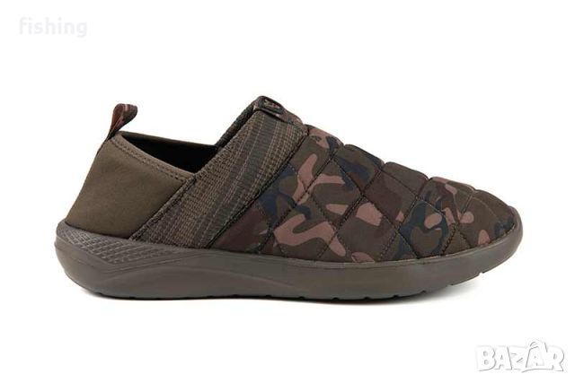 Пантофи за къмпинг Fox Camo/Khaki Bivvy Slippers, снимка 9 - Екипировка - 46041955