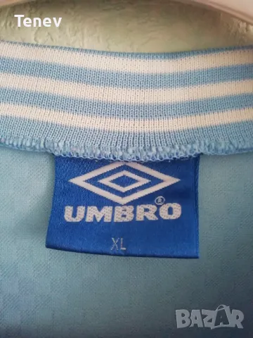 Manchester City Umbro 1995/1996/1997 Vintage оригинална тениска фланелка ретро Манчестър Сити XL, снимка 4 - Тениски - 46898358