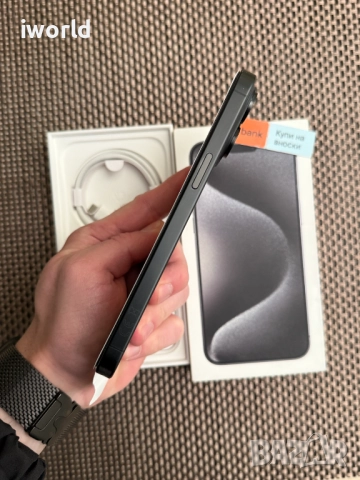КАТО НОВ❗️512GB❗️ iPhone 15 Pro MAX Лизинг от 60лв/м BLACK Titanium 96%, снимка 8 - Apple iPhone - 52614060