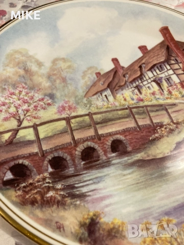 Голяма порцеланова чиния, снимка 3 - Декорация за дома - 52879535