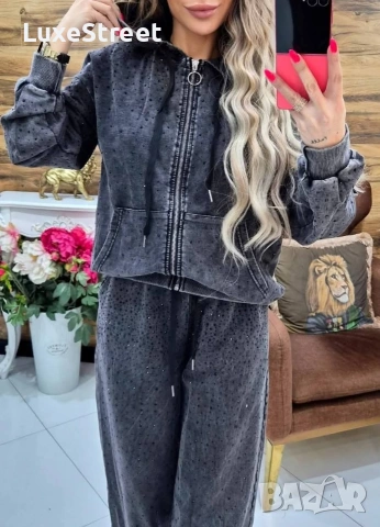 🤍Дамски Комплект с Камъни 