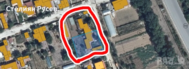 2 имота -232кв къща   / парцел 1440 кв двор  в с. Калипетрово, зад детската градина на ул. Зелен Син