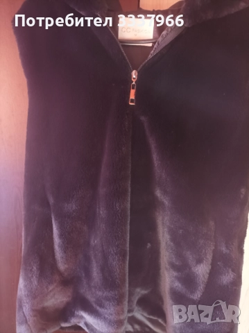 Дамско пухкаво елече 