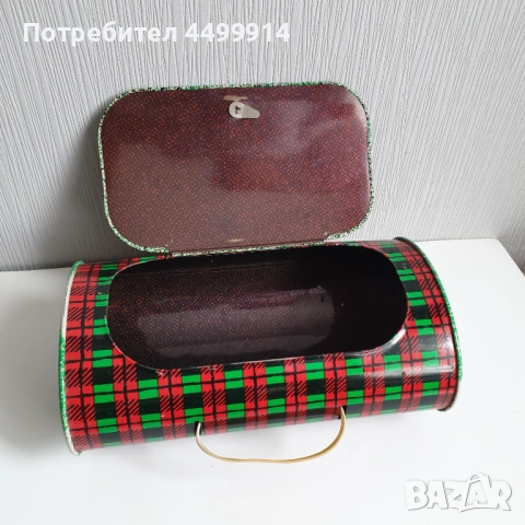 Стара метална руска кутия пипи дългото чорапче, снимка 2 - Колекции - 52050075