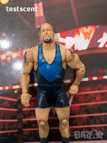 Екшън фигура WWE Big Show Грамадата WWE Mattel blue tights basic series играчка figure, снимка 8 - Колекции - 48829912