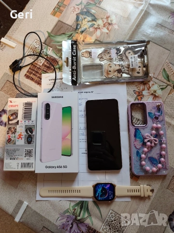 Нов Samsung A56 5G 128gb гаранция+подаръци , снимка 3 - Samsung - 53230977