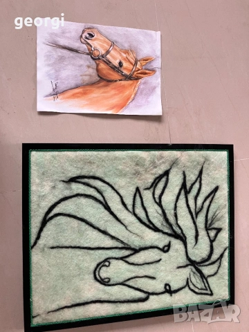 Картини с изображения коне