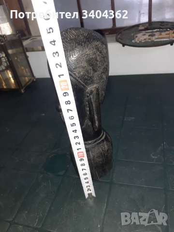 Дърворезба абанос статуетка фигура дърво Африка, снимка 8 - Антикварни и старинни предмети - 50851457