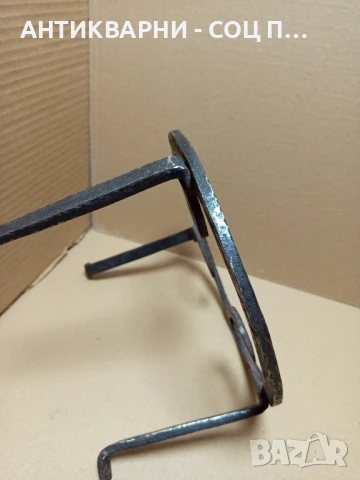Соц Стар Ръчно Кован Малък Саджек Пиростия За Огнище Номер 10., снимка 6 - Антикварни и старинни предмети - 50659343