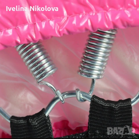 Батут без мрежа Byox 101cm/96cm — розов и син, до 100 кг, снимка 5 - Други - 53646899