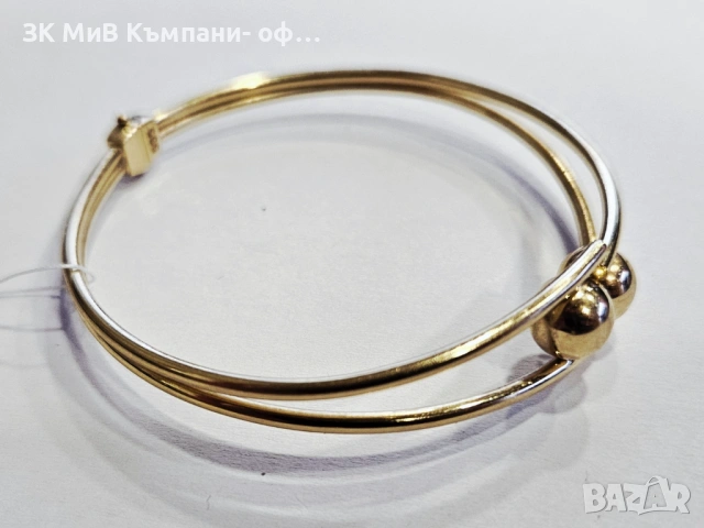 Златна гривна 7.32гр 05717-25/2, снимка 3 - Гривни - 53426701