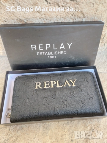 Replay дамско портмоне дамски портфейл код 230, снимка 4 - Портфейли, портмонета - 43966282