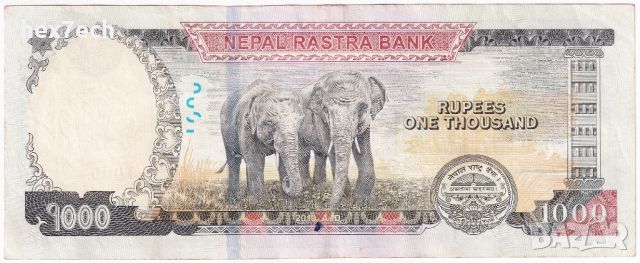 ❤️ ⭐ Непал 2019 1000 рупии ⭐ ❤️, снимка 3 - Нумизматика и бонистика - 45749710