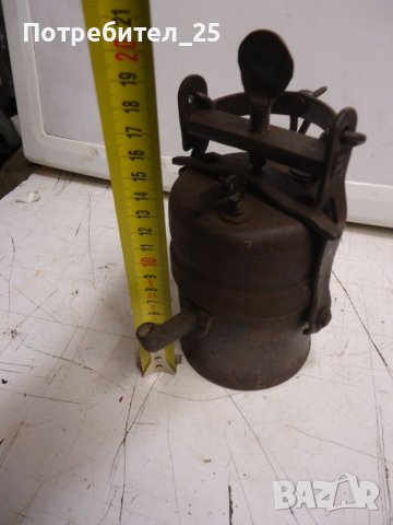 Стара миньорска лампа, снимка 7 - Други ценни предмети - 45565417