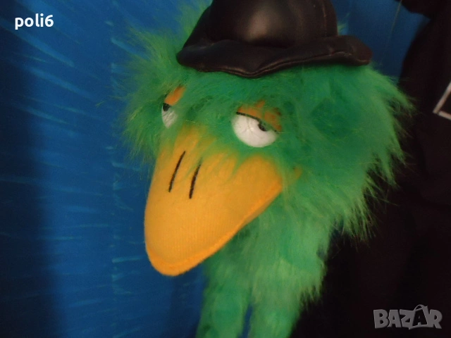 марионетка голямо зелено пиле, снимка 4 - Плюшени играчки - 53926254