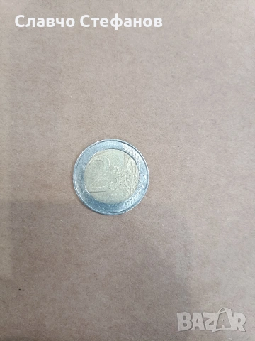 Монета от 2 евро, снимка 2 - Нумизматика и бонистика - 53957661