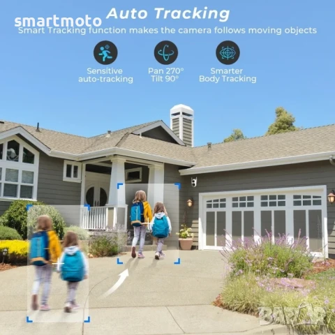 ICSEE 6MP безжична PTZ куполна камера с двоен обектив, аларма цветна, снимка 4 - IP камери - 51129850