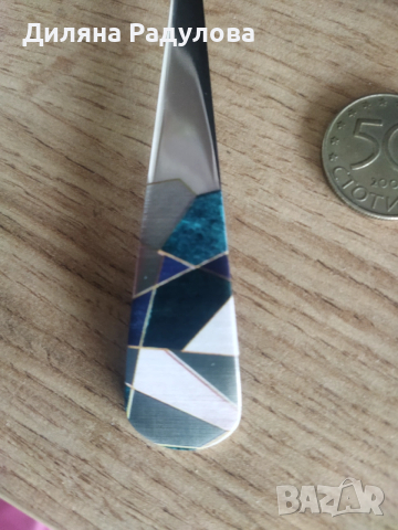 3 бр. метални декоративни лъжици, снимка 3 - Декорация за дома - 53426164