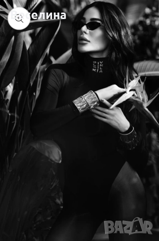 Дамско черно боди Blckvanilla, снимка 4 - Корсети, бюстиета, топове - 52200269