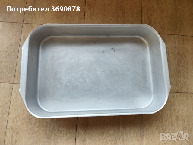 Алуминиева тава голяма, снимка 3 - Съдове за готвене - 53474609
