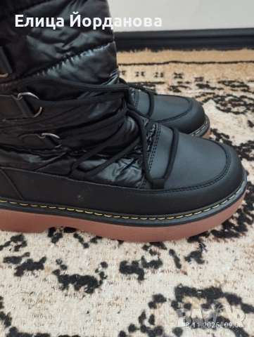 чисто нови боти тип апрески, снимка 2 - Дамски апрески - 52339595