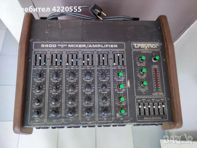 Усилвател Traynor 6400 Series Mixer Amplifier, снимка 1 - Ресийвъри, усилватели, смесителни пултове - 47095009