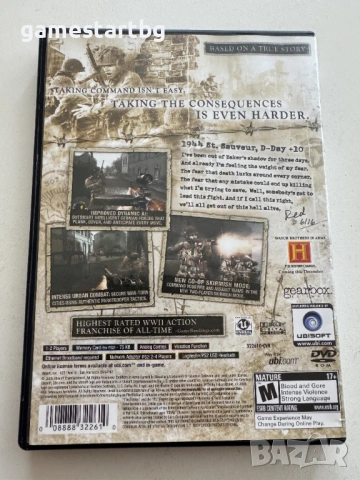 Brothers In Arms: Earned In Blood за PS2 - NTSC-U/C, снимка 2 - Игри за PlayStation - 53527011