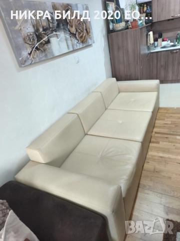 Диван тройка - три отделни части, снимка 5 - Дивани и мека мебел - 52990343