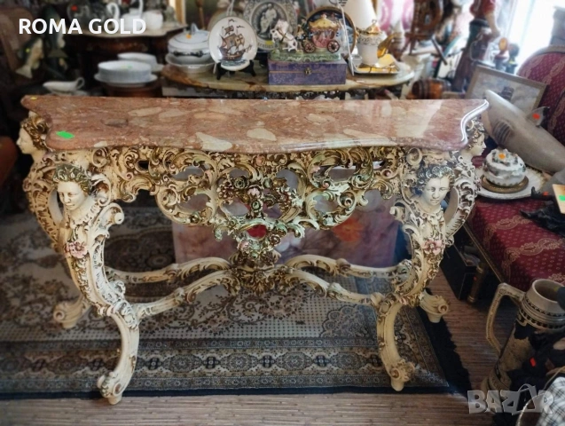 Италианска конзола с огледало., снимка 9 - Други - 54125215