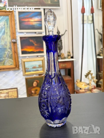 Кристална гарафа от реномираната марка Nachtmann. №7925, снимка 6 - Антикварни и старинни предмети - 53731823