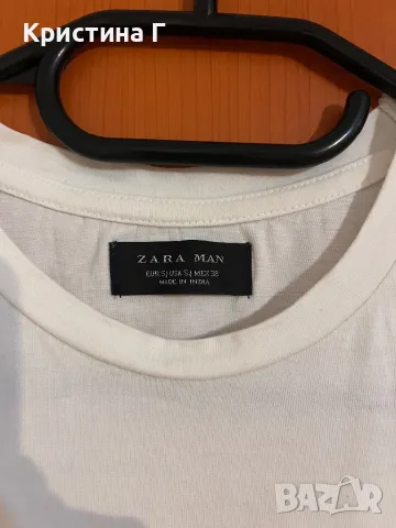 Мъжка тениска Zara (Зара) S, снимка 2 - Тениски - 48638534