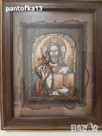 Икона на Христос Пантократор, снимка 1 - Икони - 45525761