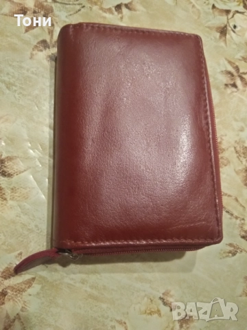 Ново Дамско Портмоне Изцяло от Естествена Кожа , снимка 3 - Портфейли, портмонета - 52181699