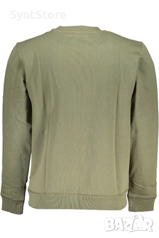 Мъжка блуза, 90% памук, 10% полиестер, зелена, L, снимка 4 - Блузи - 52743697