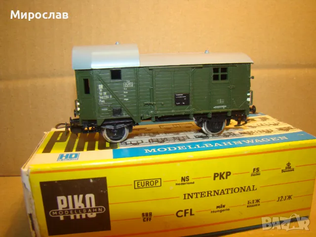 PIKO H0 1/87 ВАГОН ЖП ВЛАК ЛОКОМОТИВ МОДЕЛ ИГРАЧКА, снимка 2 - Колекции - 48484066