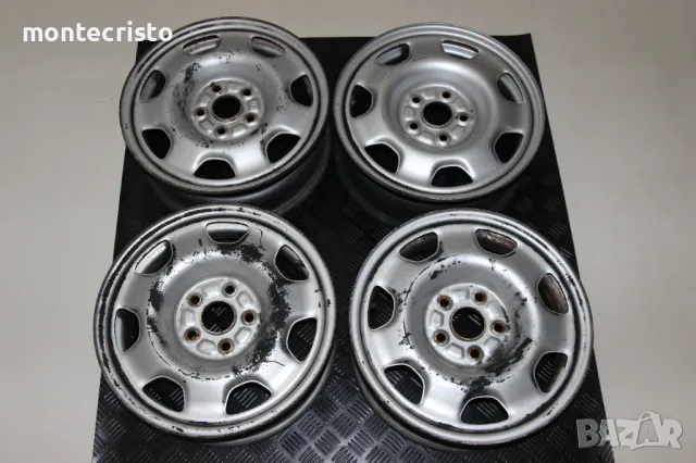 Комплект железни джанти Toyota RAV-4 (1994-2005г.) RAV4 60.1 5x114.3 / 16 цола, снимка 5 - Гуми и джанти - 47374181