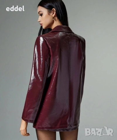 -70% Коледно Намаление Сако- Burgundy, снимка 2 - Сака - 52723110