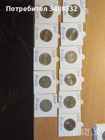 2 евро монети без употреба от фишек!, снимка 14 - Нумизматика и бонистика - 53914155
