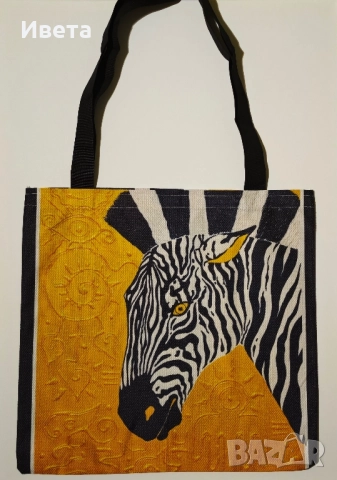 Чанта с уникален авторски принт , снимка 3 - Чанти - 51704960