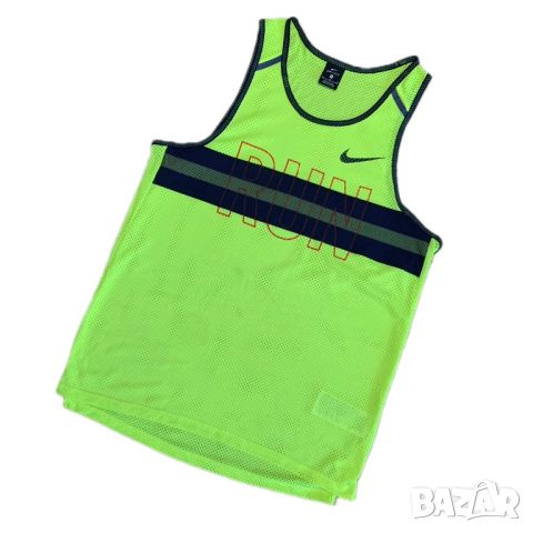Мъжки мрежест тренировъчен потник Nike | M размер, снимка 2 - Тениски - 45490430