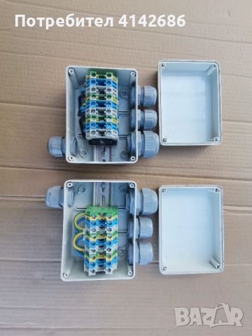 Разклонителна кутия SCAME с щуцери за открит монтаж , снимка 5 - Разклонители и удължители - 52961056