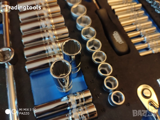 DRAPER EXPERT гедоре /гидория 1/4 3/8 1/2 96части вложки камъни комплект, снимка 8 - Гедорета - 52856128