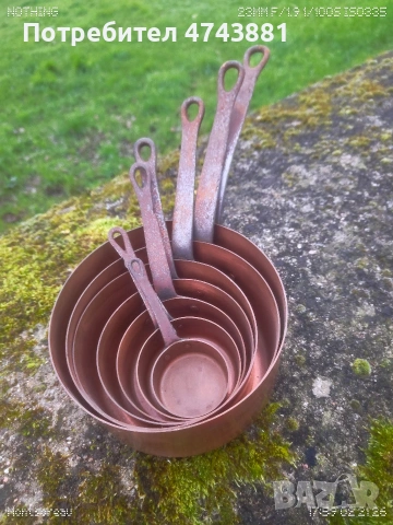 Медни касероли, снимка 4 - Съдове за готвене - 53663606